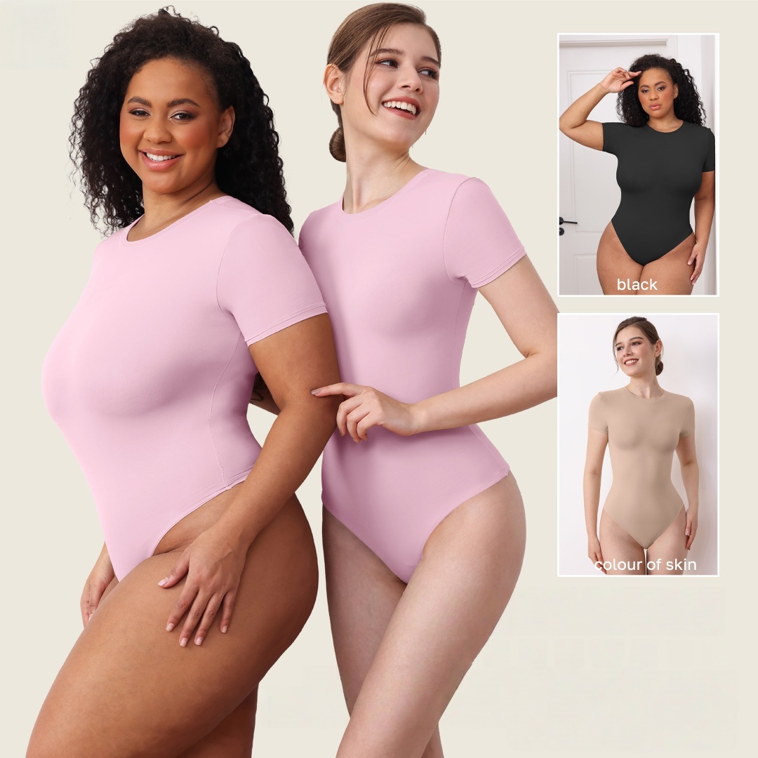 Womens Bodycon Jumpsuit - Slimming Seamless Body Shaper Bodysuit
